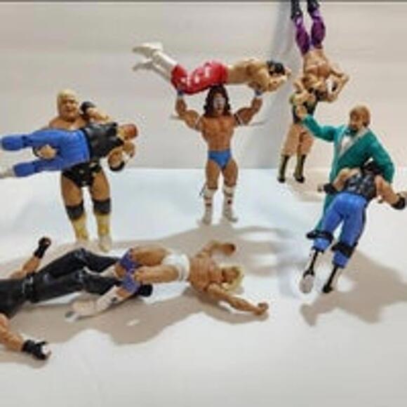 WWE Legends Wrestling Action Figures Wrestling Toys Mixed Lot of 10